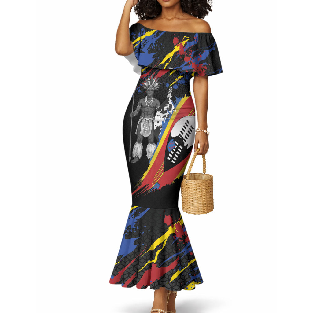 Swaziland Eswatini Somhlolo Day Mermaid Dress Independence Day