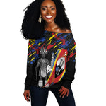 Swaziland Eswatini Somhlolo Day Off Shoulder Sweater Independence Day