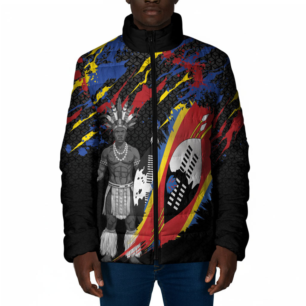 Swaziland Eswatini Somhlolo Day Padded Jacket Independence Day