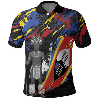 Swaziland Eswatini Somhlolo Day Polo Shirt Independence Day