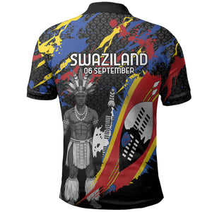 Swaziland Eswatini Somhlolo Day Polo Shirt Independence Day