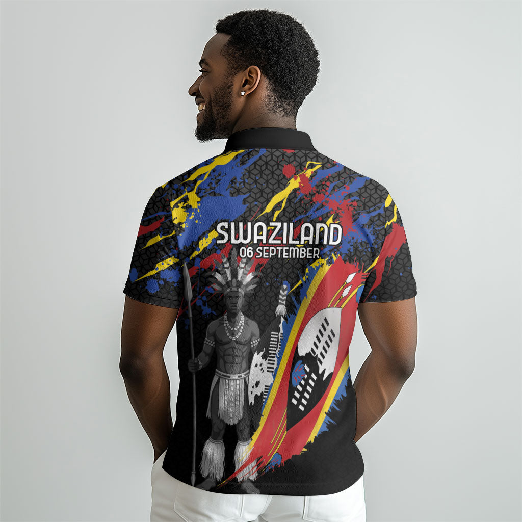 Swaziland Eswatini Somhlolo Day Polo Shirt Independence Day