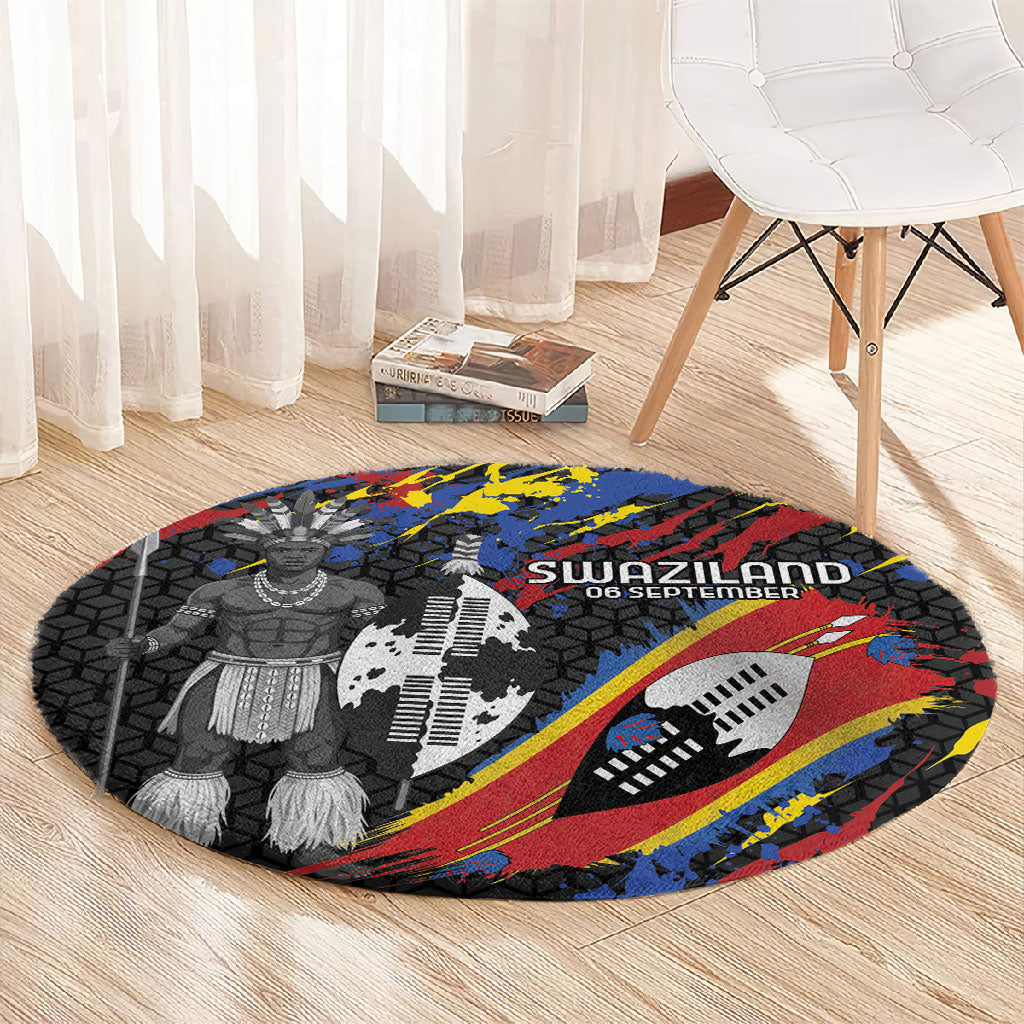 Swaziland Eswatini Somhlolo Day Round Carpet Independence Day