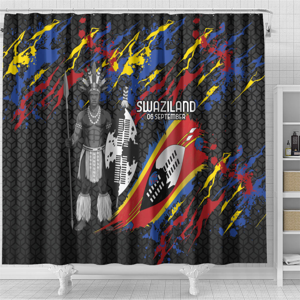 Swaziland Eswatini Somhlolo Day Shower Curtain Independence Day