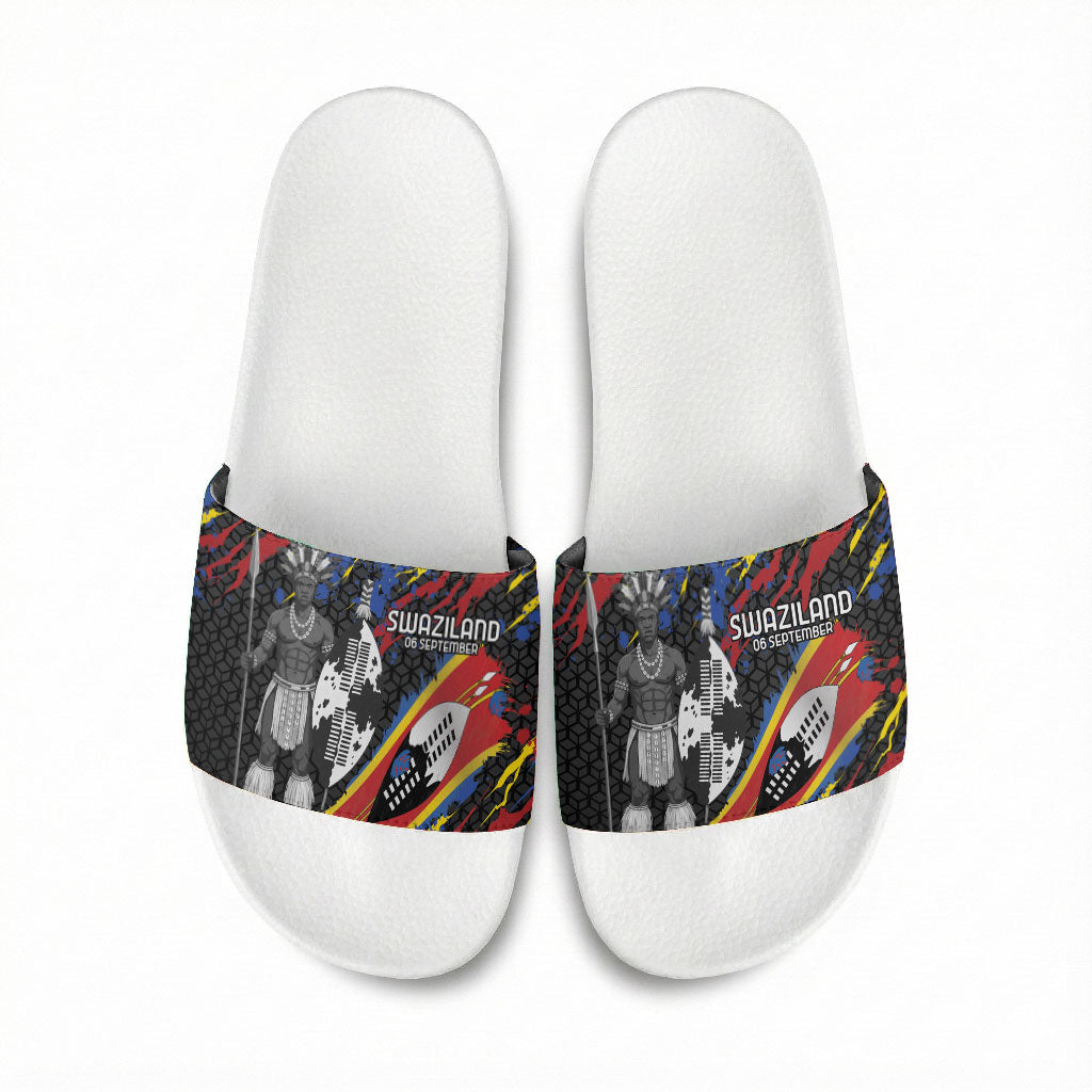Swaziland Eswatini Somhlolo Day Slide Sandals Independence Day