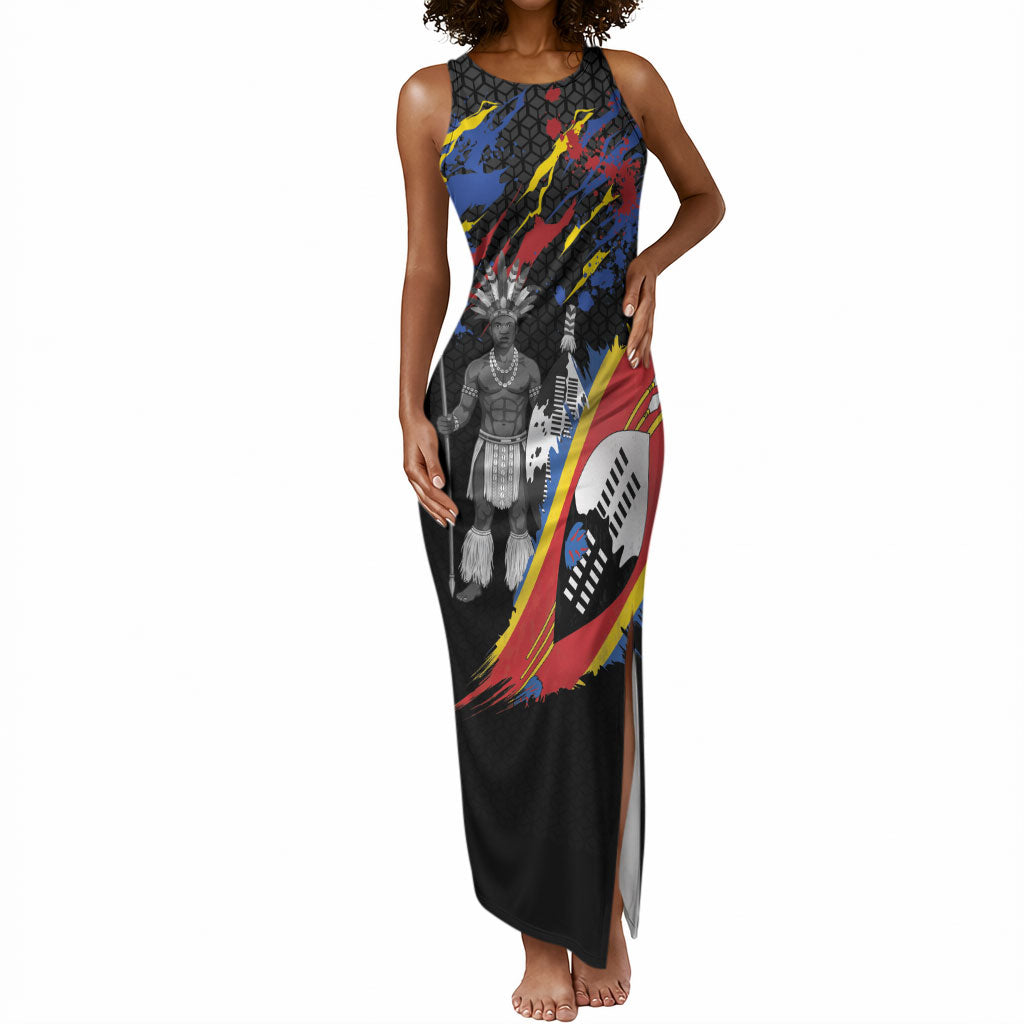 Swaziland Eswatini Somhlolo Day Tank Maxi Dress Independence Day