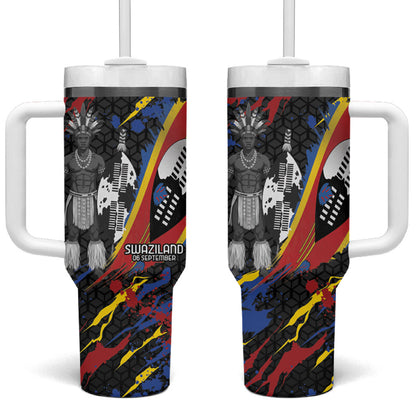 Swaziland Eswatini Somhlolo Day Tumbler With Handle Independence Day