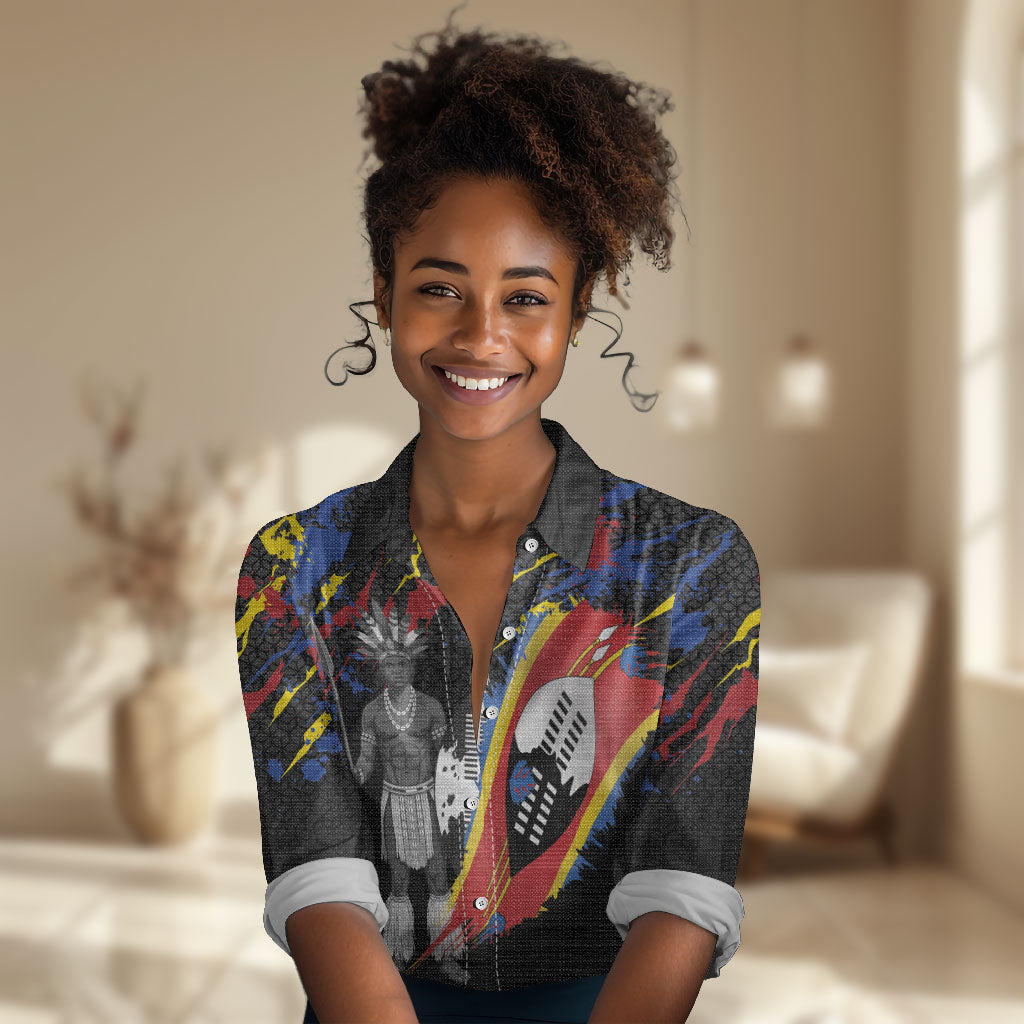 Swaziland Eswatini Somhlolo Day Women Casual Shirt Independence Day