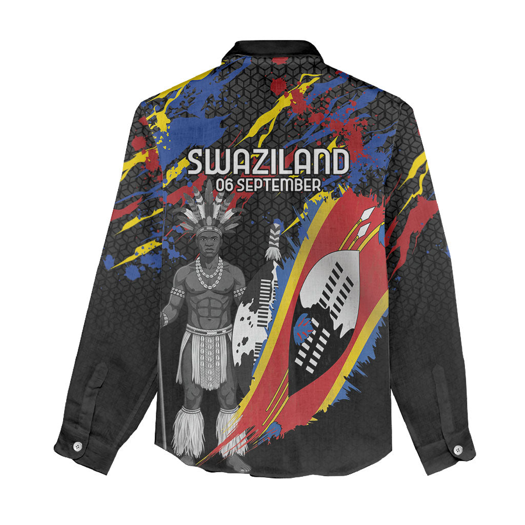 Swaziland Eswatini Somhlolo Day Women Casual Shirt Independence Day