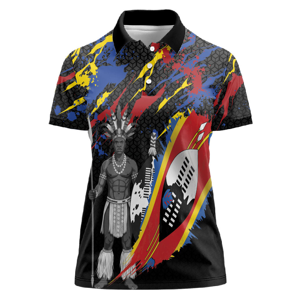 Swaziland Eswatini Somhlolo Day Women Polo Shirt Independence Day