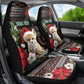 Algeria Christmas Personalized Car Seat Cover Fennec Fox Santa and Traditional Pattern