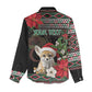 Algeria Christmas Personalized Women Casual Shirt Fennec Fox Santa and Traditional Pattern LT9
