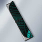African Dashiki and Polynesian Pattern Auto Sun Shade Teal