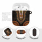 African Dashiki and Polynesian Pattern AirPods Case Gold