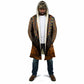 African Dashiki and Polynesian Pattern Cloak Gold