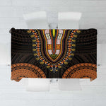 African Dashiki and Polynesian Pattern Tablecloth Gold