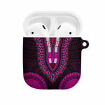 African Dashiki and Polynesian Pattern AirPods Case Pink