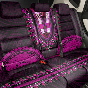 African Dashiki and Polynesian Pattern Back Car Seat Cover Pink