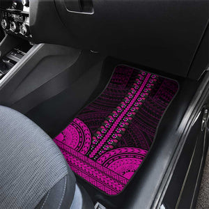 African Dashiki and Polynesian Pattern Car Mats Pink