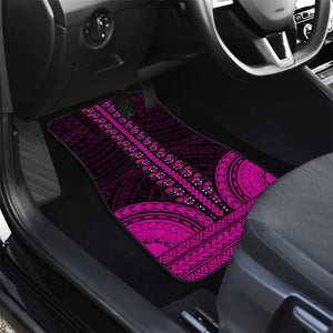 African Dashiki and Polynesian Pattern Car Mats Pink