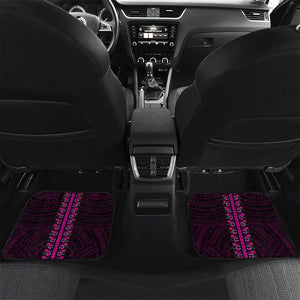 African Dashiki and Polynesian Pattern Car Mats Pink