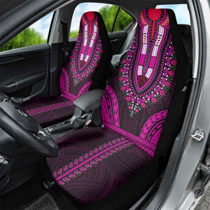 African Dashiki and Polynesian Pattern Car Seat Cover Pink