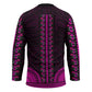 African Dashiki and Polynesian Pattern Hockey Jersey Pink