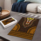 Gold Dashiki and Tapa Pattern Puzzle Africa-Polynesia Together Culture