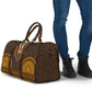 Gold Dashiki and Tapa Pattern Travel Bag Africa-Polynesia Together Culture
