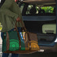 Green-gold Dashiki and Tapa Pattern Travel Bag Africa-Polynesia Together Culture