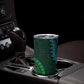 Green-gold Dashiki and Tapa Pattern Tumbler Cup Africa-Polynesia Together Culture