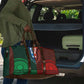 Green-red Dashiki and Tapa Pattern Travel Bag Africa-Polynesia Together Culture
