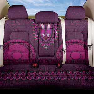 Pink Dashiki and Tapa Pattern Back Car Seat Cover Africa-Polynesia Together Culture