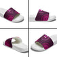 Pink Dashiki and Tapa Pattern Slide Sandals Africa-Polynesia Together Culture