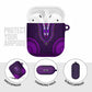 Purple Dashiki and Tapa Pattern AirPods Case Africa-Polynesia Together Culture