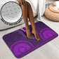 Purple Dashiki and Tapa Pattern Bathroom Set Africa-Polynesia Together Culture