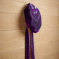 Purple Dashiki and Tapa Pattern Easy Headwrap Africa and Polynesia Together Culture