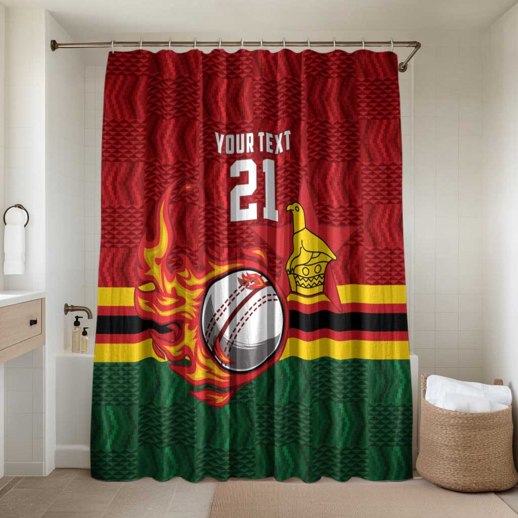 Custom Africa Cricket Zimbabwe Bathroom Set The Chevrons Cricket Ball Fire