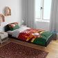 Custom Africa Cricket Zimbabwe Bedding Set The Chevrons Cricket Ball Fire - African Pride