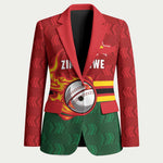 Custom Africa Cricket Zimbabwe Blazer The Chevrons Cricket Ball Fire