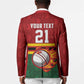 Custom Africa Cricket Zimbabwe Blazer The Chevrons Cricket Ball Fire