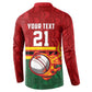 Custom Africa Cricket Zimbabwe Button Sweatshirt The Chevrons Cricket Ball Fire