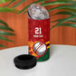 Custom Africa Cricket Zimbabwe 4 in 1 Can Cooler Tumbler The Chevrons Cricket Ball Fire - African Pride
