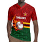 Custom Africa Cricket Zimbabwe Rugby Jersey The Chevrons Cricket Ball Fire - African Pride
