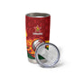 Custom Africa Cricket Zimbabwe Tumbler Cup The Chevrons Cricket Ball Fire - African Pride