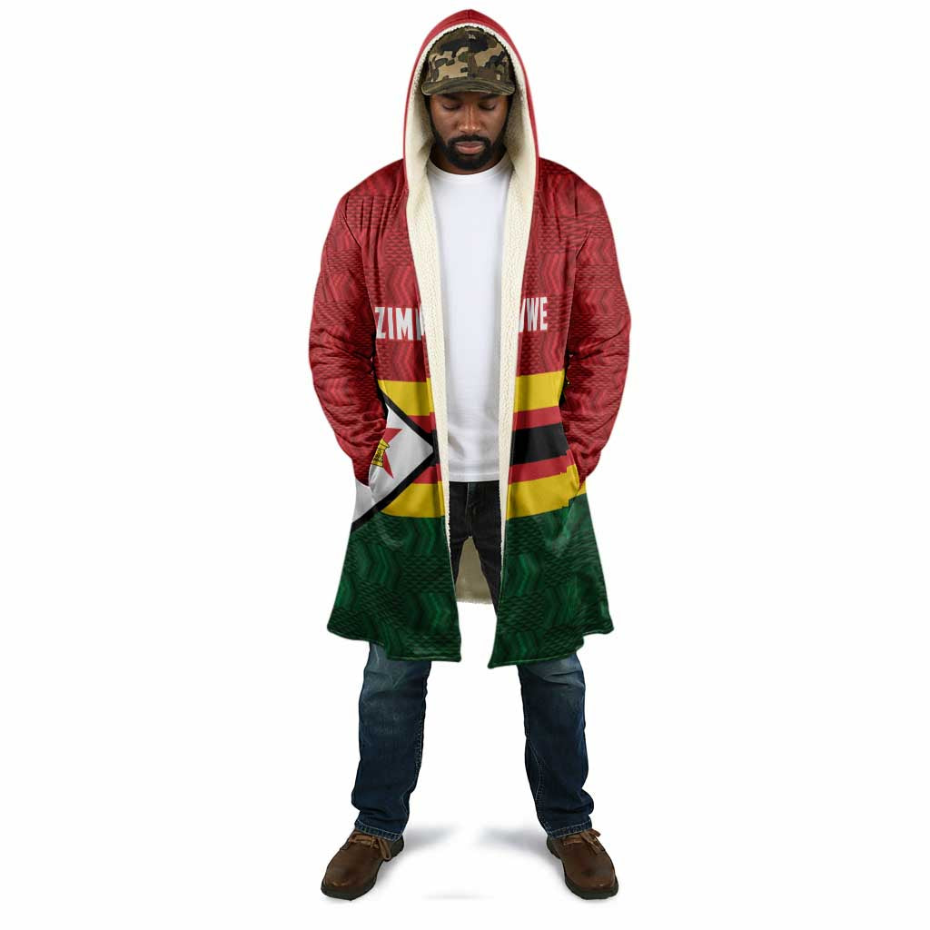 Custom Africa Cricket Zimbabwe Cloak Zimbabwean Pattern Flag Motif