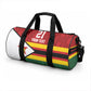 Custom Africa Cricket Zimbabwe Duffle Bag Zimbabwean Pattern Flag Motif