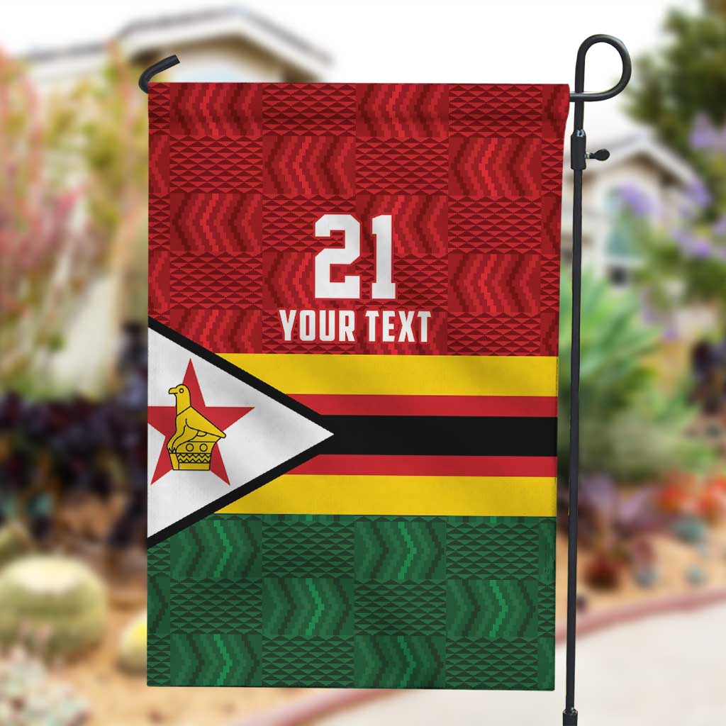 Custom Africa Cricket Zimbabwe Garden Flag Zimbabwean Pattern Flag Motif - African Pride