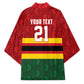 Custom Africa Cricket Zimbabwe Kimono Zimbabwean Pattern Flag Motif