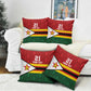 Custom Africa Cricket Zimbabwe Pillow Cover Zimbabwean Pattern Flag Motif